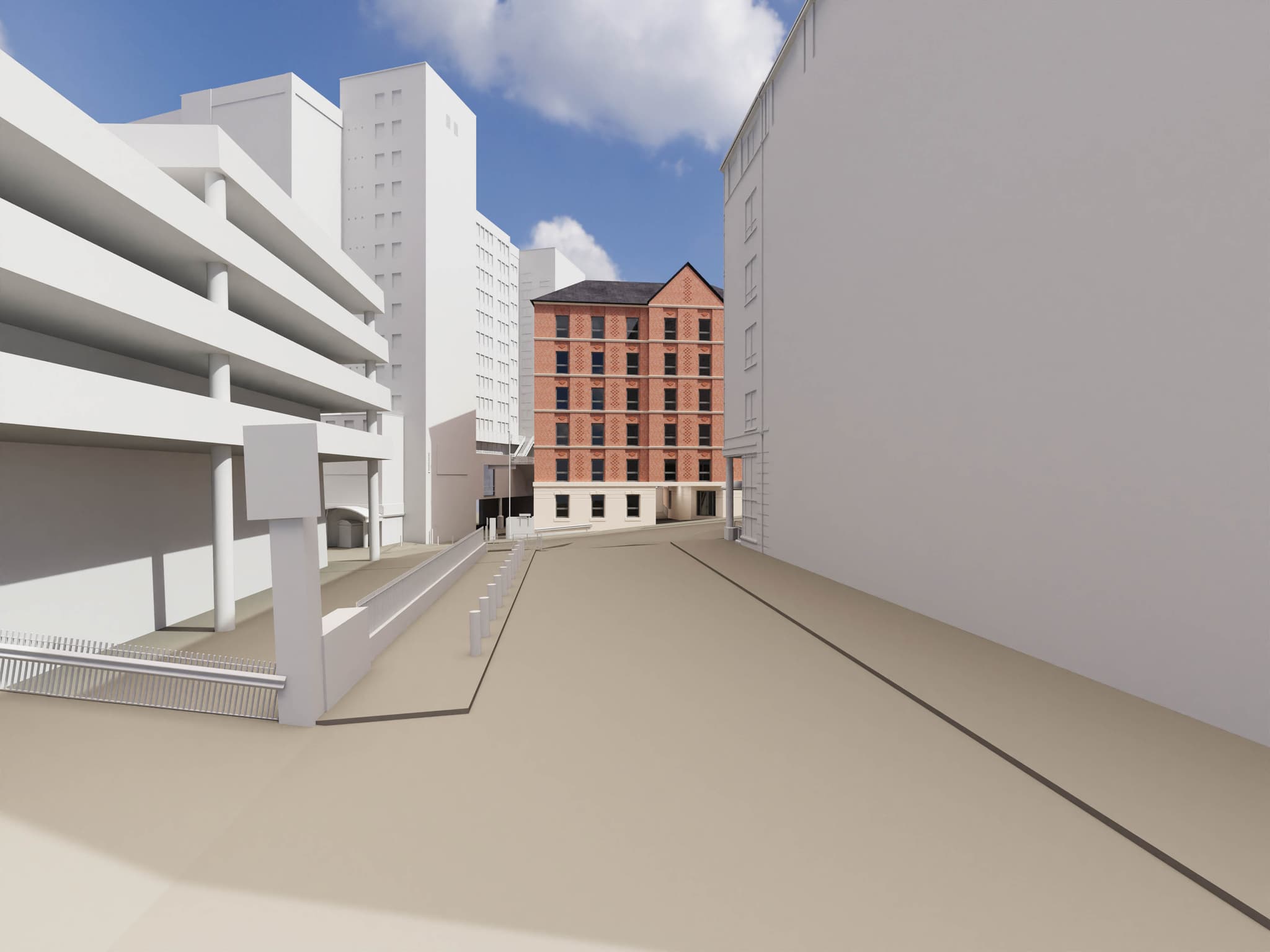 Mount Street development: wide angle