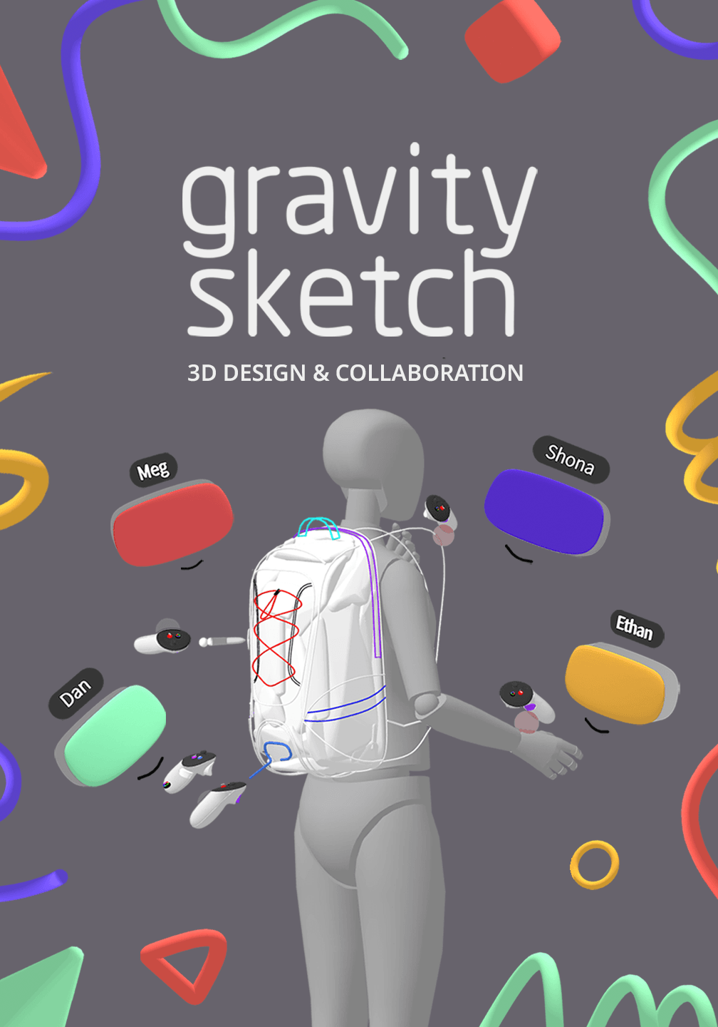 Gravity Sketch: portrait social media banner