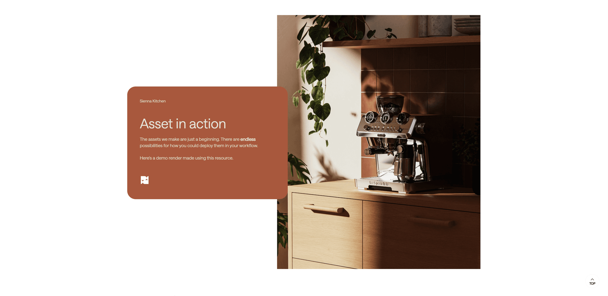 Visune platform: custom feature view