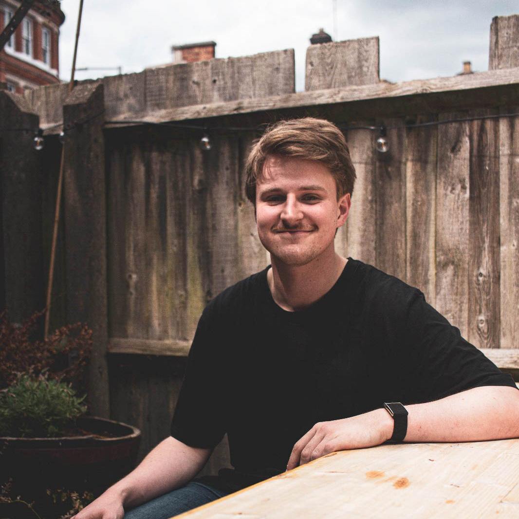 Ethan Kendle in the studio